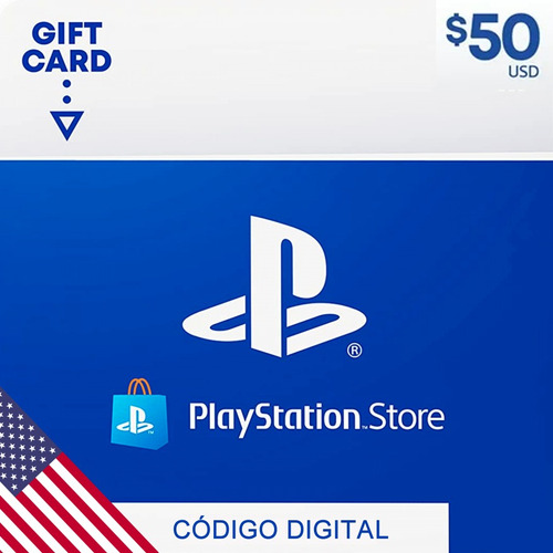 Tarjeta Playstation 50 Dólares Gift Psn / Código Original