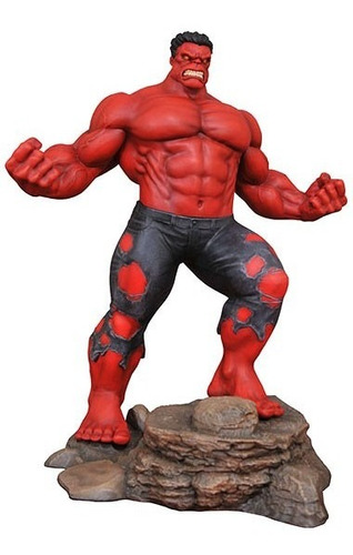Figura De Acción Coleccionable Hulk Rojo Diamond Select