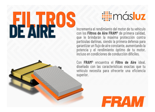Filtro Aire Para Mazda B4000 4.0l V6 2005/2010 Fram