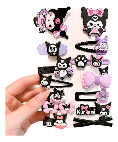 Set Broches De Cabello Kuromi Kuromi 2