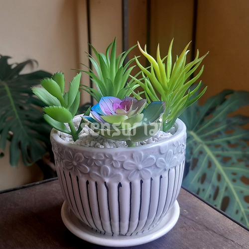 Kit 4 Mini Suculentas Artificiais E Realistas verde Plantas Fake Permanentes Sem Vaso Para Decoração De Ambientes Arranjos Criativos Diy Casa Escritório Ou Eventos
