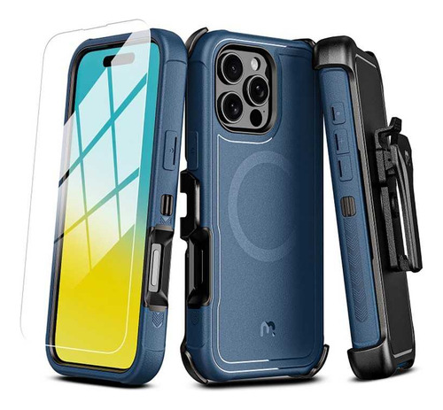 . Funda Mybat Maverick Magsafe Clip Para iPhone 16 Pro -