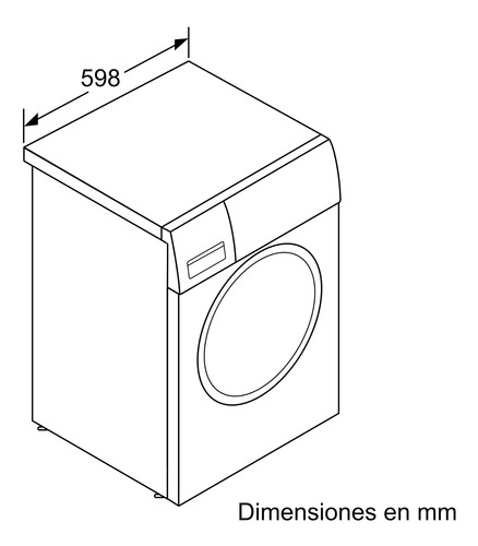 Lavarropas Bosch Wat28669es Carga Frontal 9kg I Dos Mercado Libre