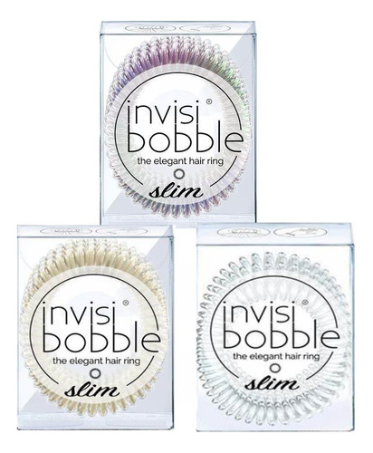 Ligas Espiral Para Cabello, Invisibobble Slim Kit 