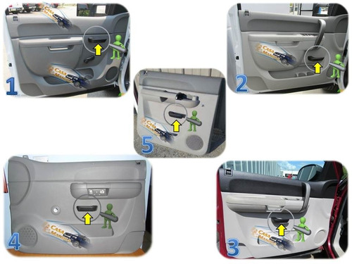 Guaya Y Base Para Puerta Silverado Hd 3500