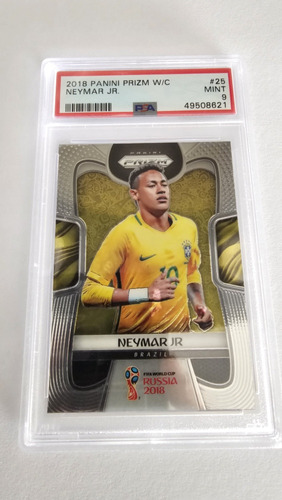 Barajita Neymar Jr Panini Prizm Rusia 2018 Psa 9