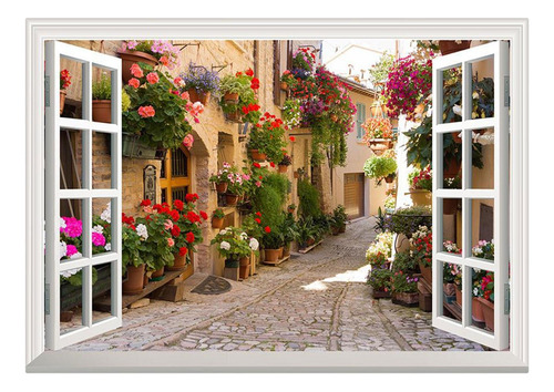 Vinilos Decorativos Para Ventanas Falsas, Diseño 50cmx70cm