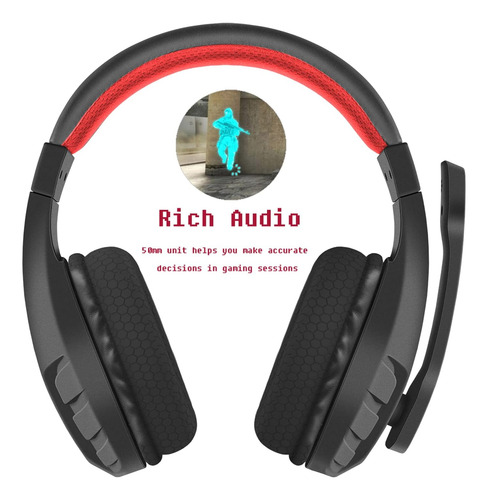 Audífonos Inalámbricos Para Juegos Nubwo U3 C/mic. P/pc, Ps4