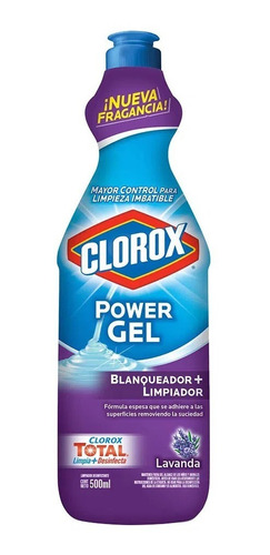 Clorox Power Gel Lavanda X 500ml