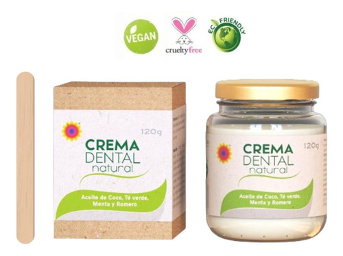 Crema Dental Natural Ecológica Y Vegana - g a $208