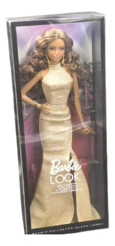 Barbie Look Red Carpet Negra Dourado Model Muse Collector