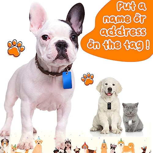 Hicarer 200 Piezas Etiquetas Para Perros En Blanco Juego De