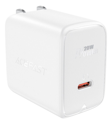 Cargador Pared Pd Acefast Color Blanco 20w Usb-c