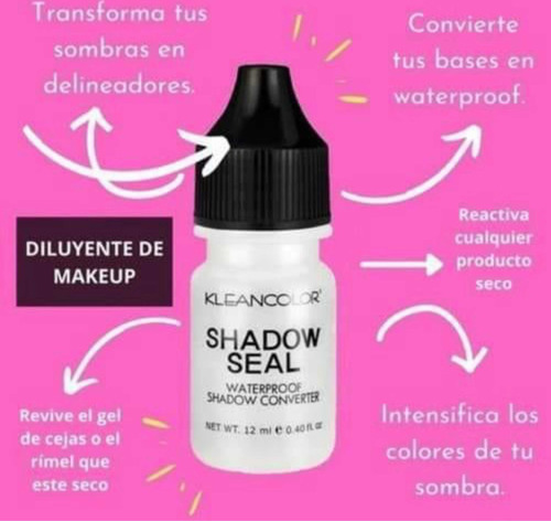 Imagen 2 de 2 de Primer Shadow Seal Color Intensifica Color Diluyente Makeup
