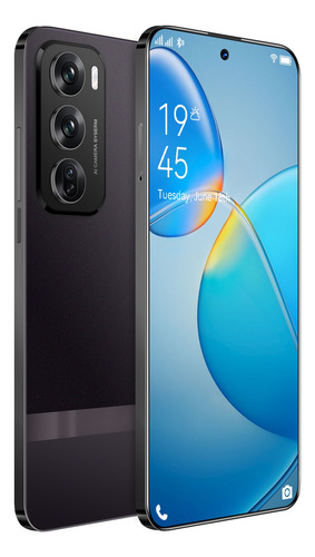 Dual Sim Reno 12 Pro 2025 Última El Más Popular 5g Wifi Batería De Larga Duración 6.7 Pantalla Grande Celular Android 14 Smartphone 12gb Ram 512gb Rom Negro