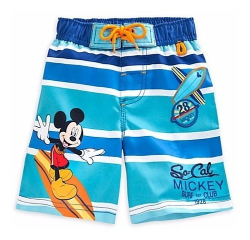 Traje De Baño Short Disney Mickey  2 Y 3 Años 100% Original