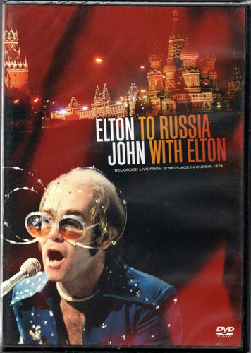 Elton John Dvd To Russia With Elton Novo Lacrado