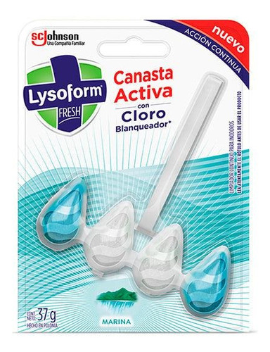 Lysoform Canasta Activa Inodoro Marina 37 Gr