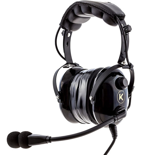 Imagen 4 de 9 de Headset Kore Aviation Ka-1 Premium Con Entrada Mp3 Y Bolso