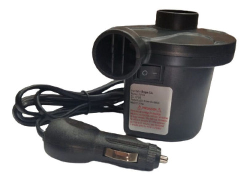 Imagen 3 de 7 de Inflador Eléctrico Brogas 12v Colchones Piletas Bote Inflabl