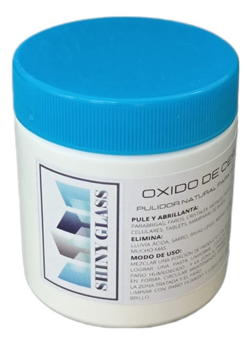 Oxido De Cerio Blanco, Maxima Pureza, 100gr, Pule Vidrio 