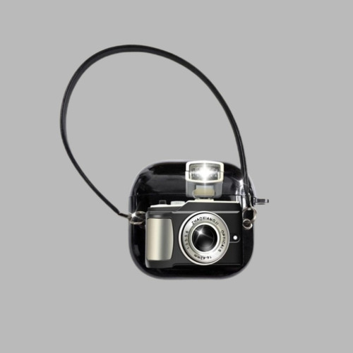 Cámara Con Flash (gancho Incluido) - Funda Para Auriculares