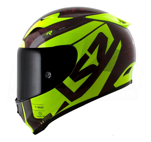 Capacete Carbono Ls2 Ff323 Arrow C Evo Sting Winbry Amarelo