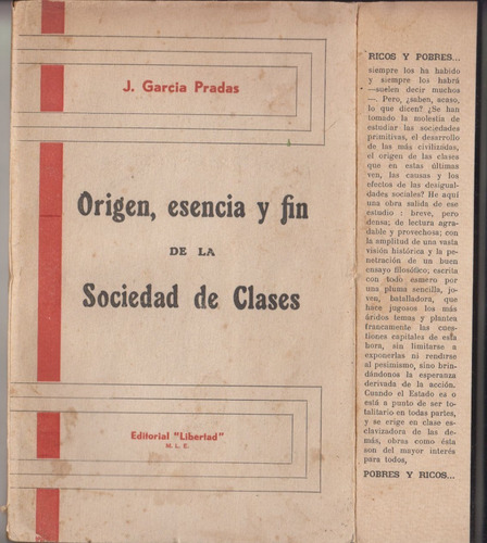 Anarquismo 1948 Garcia Pradas Origen Y Fin Sociedad Clases
