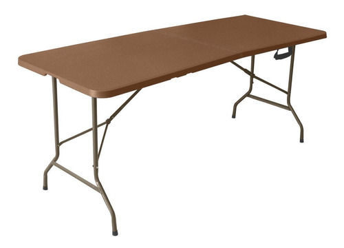 Imagen 1 de 5 de Mesa Portafolio Plegable 180cm Lisa Exterior Jardin Comedor