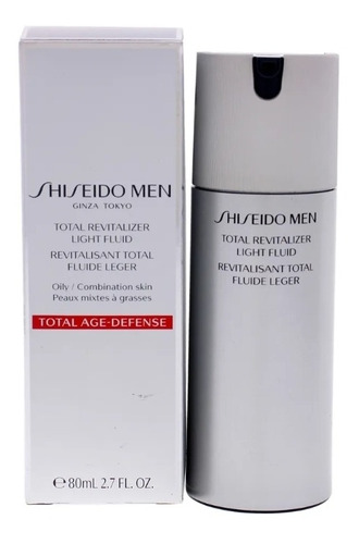 Shiseido Men Total Revitalizer Light  Fluid 80 Ml Antiedad