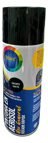 Pintura Spray Negro Mate 350 Ml Vert