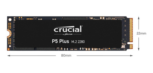Imagen 2 de 7 de Ssd Crucial P5 Plus 1tb Pcie M.2 2280ss - Ct1000p5pssd8