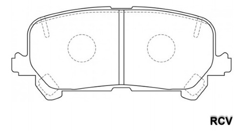 Balatas Disco  Trasera Para Honda Pilot   2012