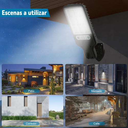 Xd 2pcs Lámpara Solar De Pared Exteriores Sensor Luz 3 Modos