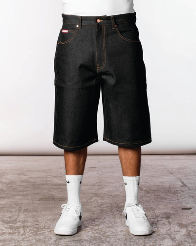 Bermudas Lowrider Classic Relax Fit Denim Short Black 32