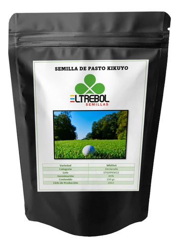 Semilla De Pasto Kikuyo Whittet Peletizada (1/4 Kg)