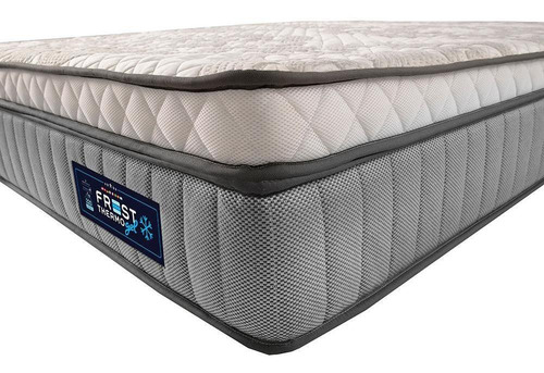 Cama Box King Colchão Euro Pillow + Box 193x203x70 Molas Ensacadas Cama inBox Frost ThermoGel