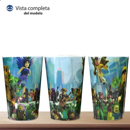 Vaso Plastico Infantil Niños Niñas Escolar Sorbete