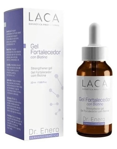 Fortalecedor Gel Con Biotina Laca Cejas Y Pestañas 20ml