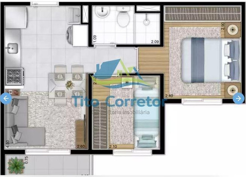 Imagem 13 de 15 de Apartamento Na Estação Patriarca - 13044
