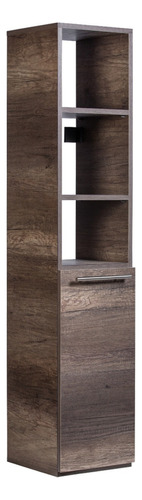 Mueble Organizador Tolva Colgante Aerea Wengue Melamina Color Nature Davos