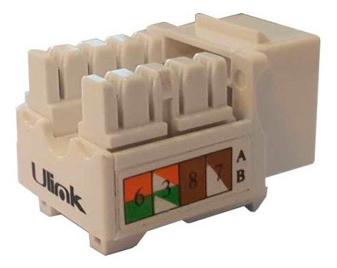 Modulo Rj45 Cat6 Hembra Para Tapa Muro
