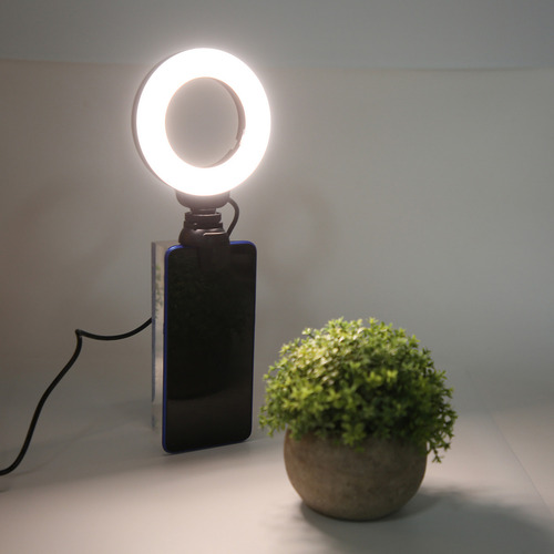 Clip De Llenado De Selfies Led Regulable De 4 Pulgadas Para