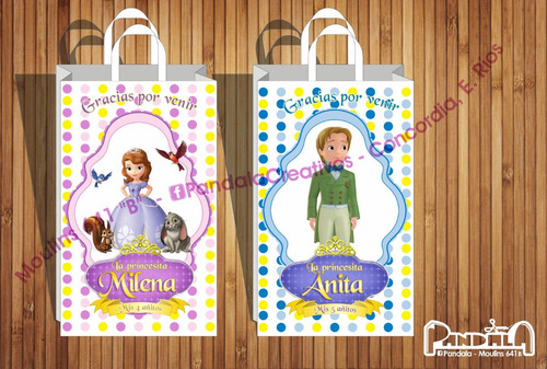 Bolsitas Para Sorpresitas Princesita Sofía X10