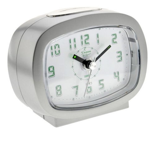 Imagen 2 de 6 de Reloj Despertador Europa Ovi Luz Led Acrílico Alarma 9007
