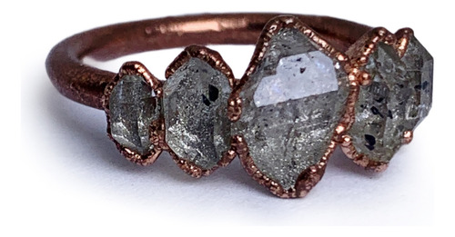 Anillo Corona De Herkimer- Varios Talles Listos Para Enviar