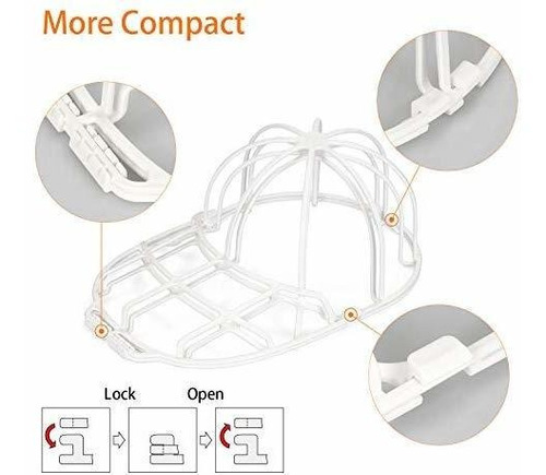 Soporte Yeenor Protector Para Lavar Gorras 2 Piezas