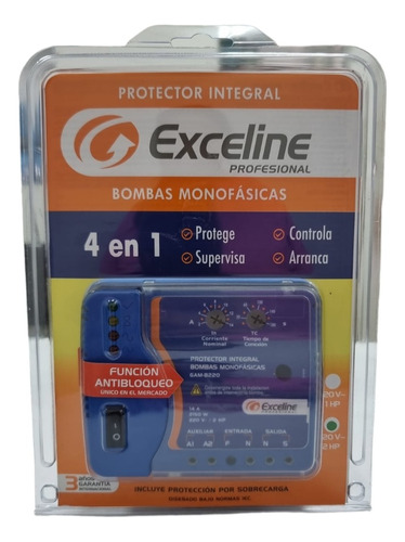 Protector Integral Bombas Monofásicas 220v-2hp - Exceline.