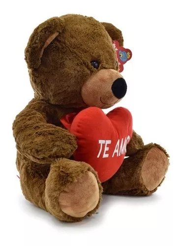 Peluche Corazon Con Osito Dentro - Phi Phi Toys