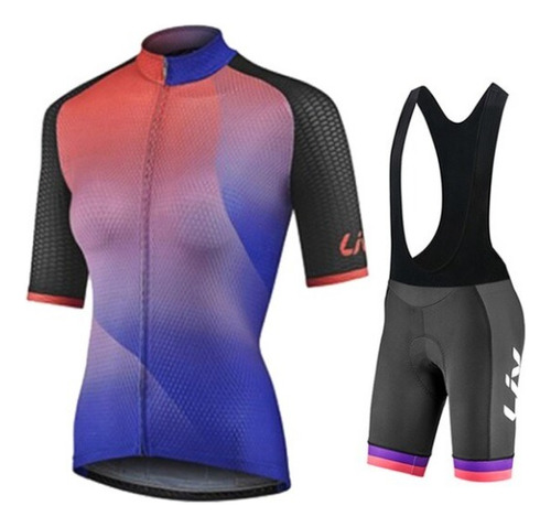 Conjunto De Ciclismo Corto Mujer  Talla M